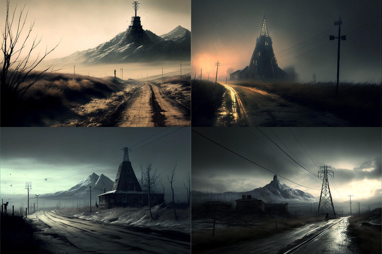 landscape, Silent Hill 2 Style