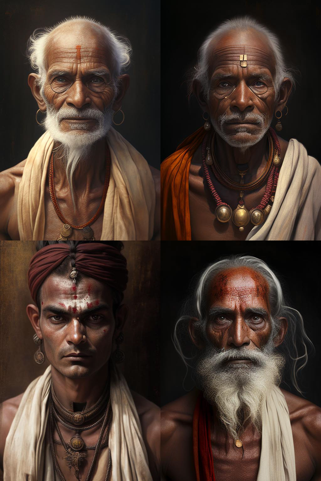 Portrait, Jain holy man