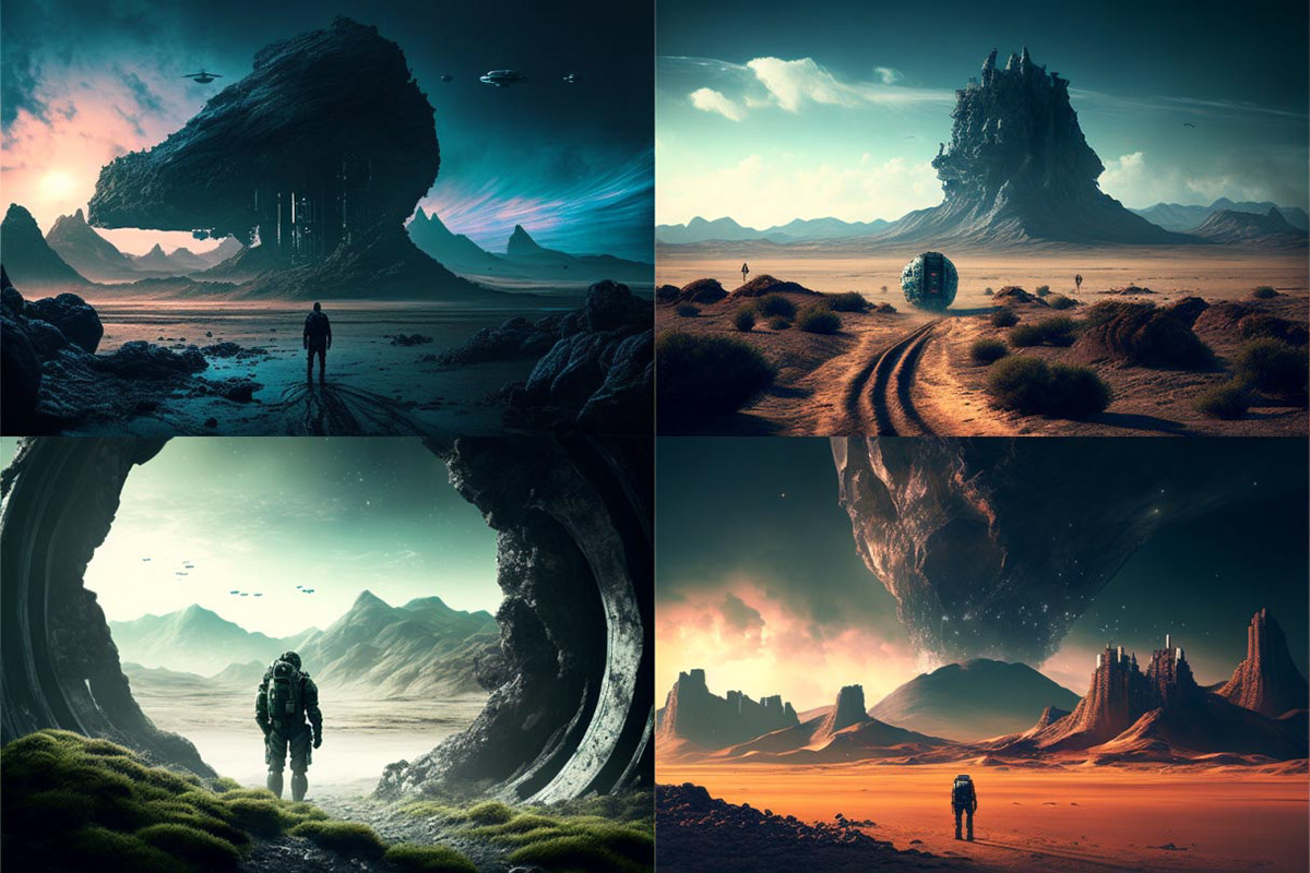 landscape, science fiction thriller