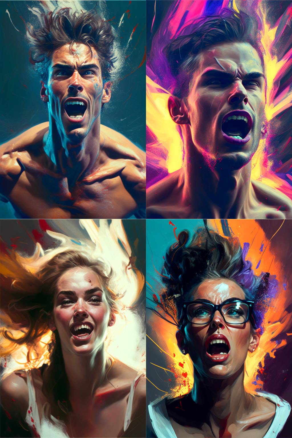 portrait, Energetic