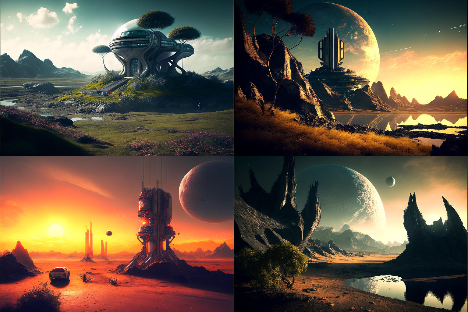 landscape, Radiantron shot