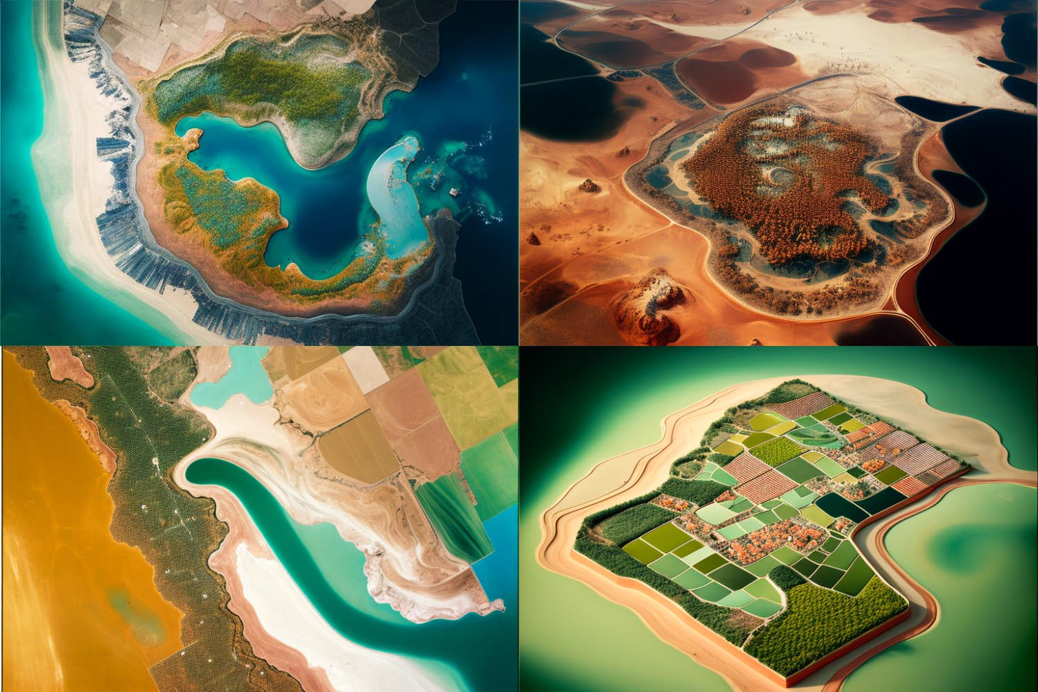 landscape, Satellite Imagery