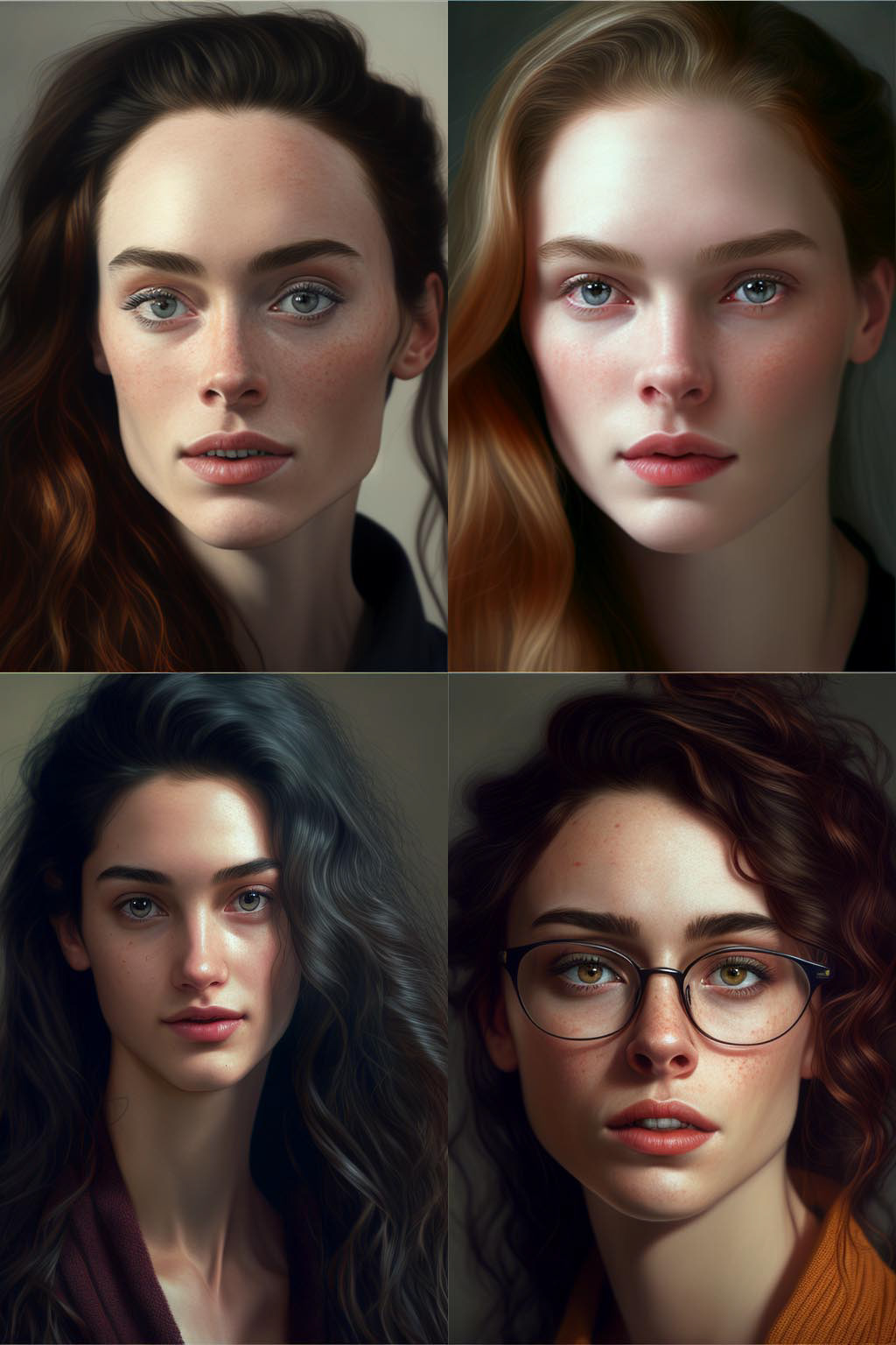 portrait, realistic
