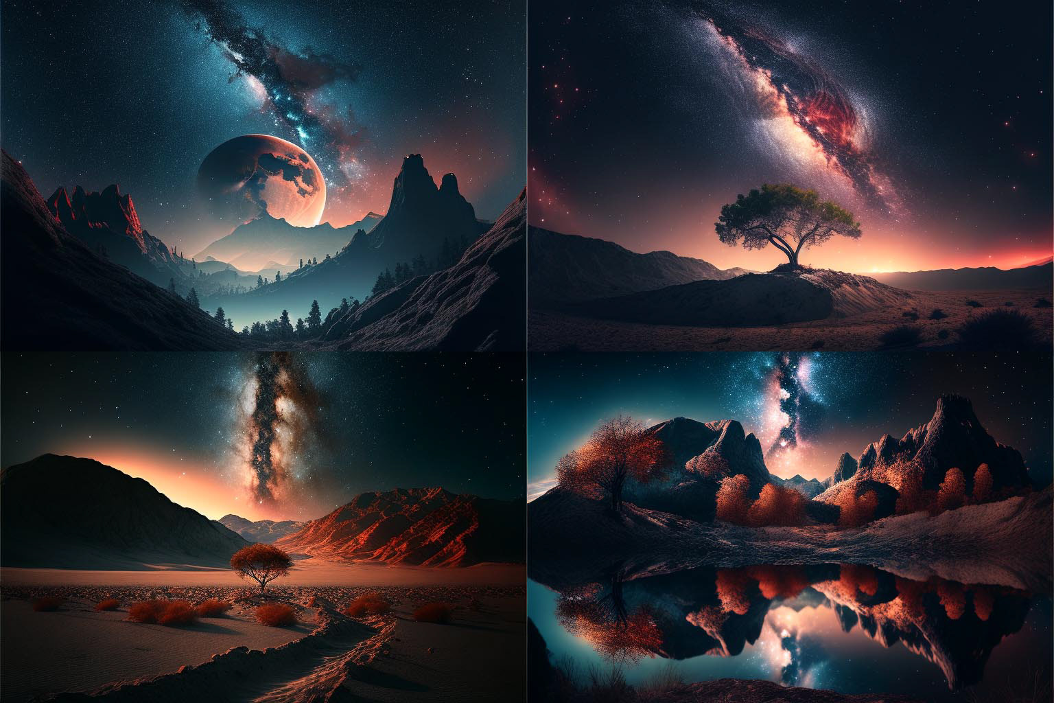 landscape, Astrophotography