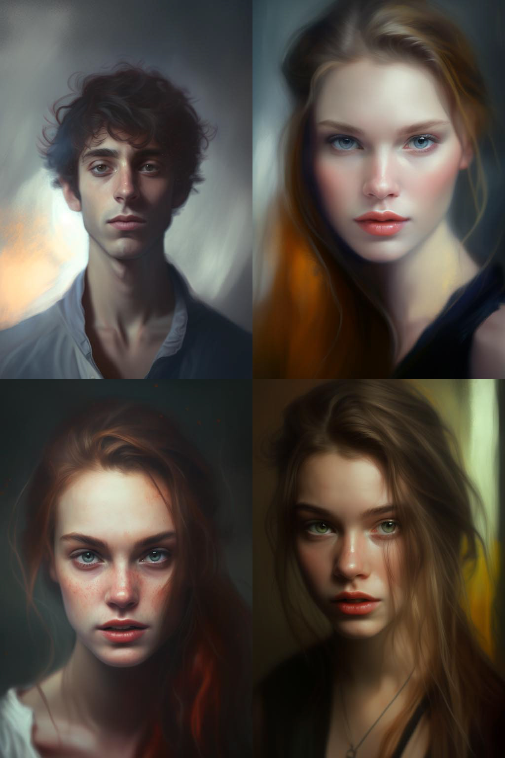 Portrait, Blurry