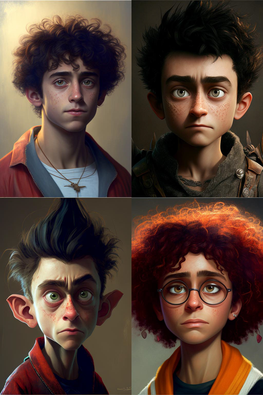 portrait, Dreamworks style