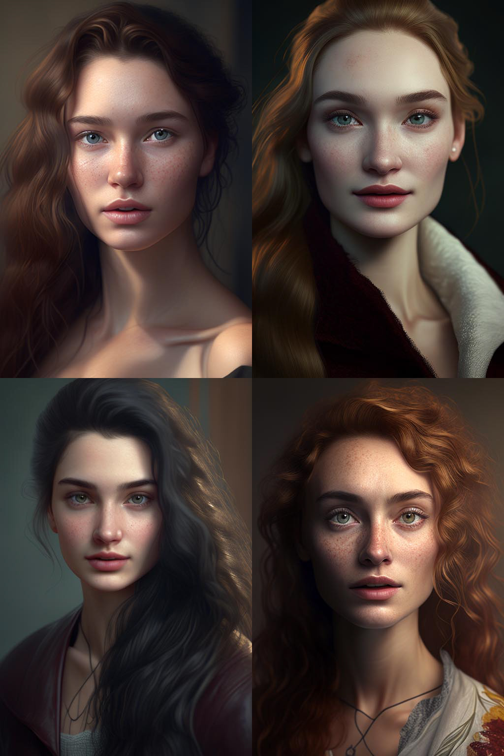 Portrait, vray