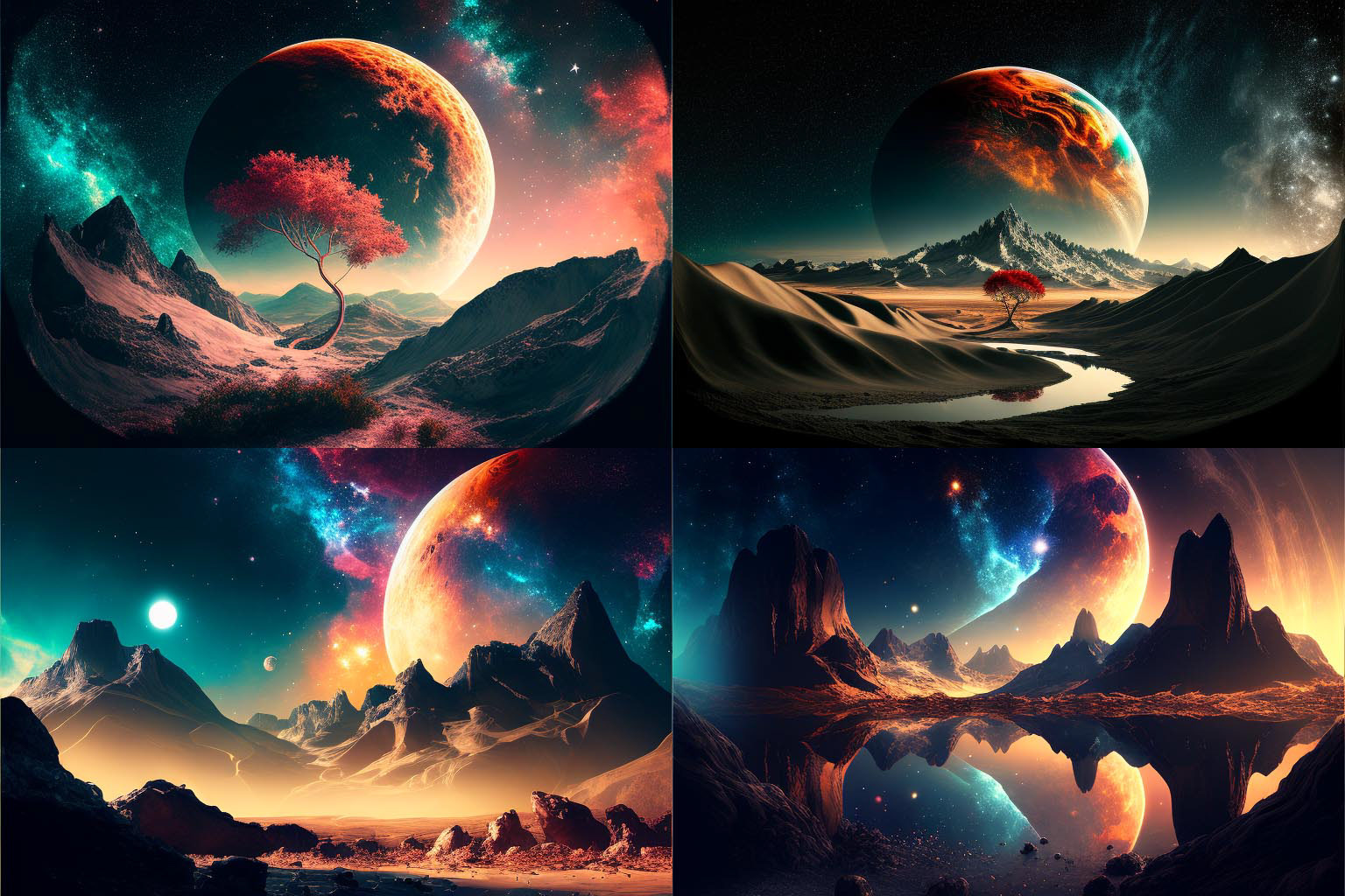 landscape, cosmic