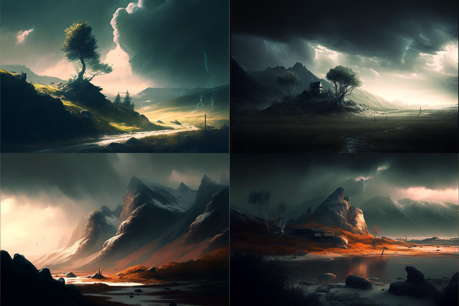 landscape, atmospheric