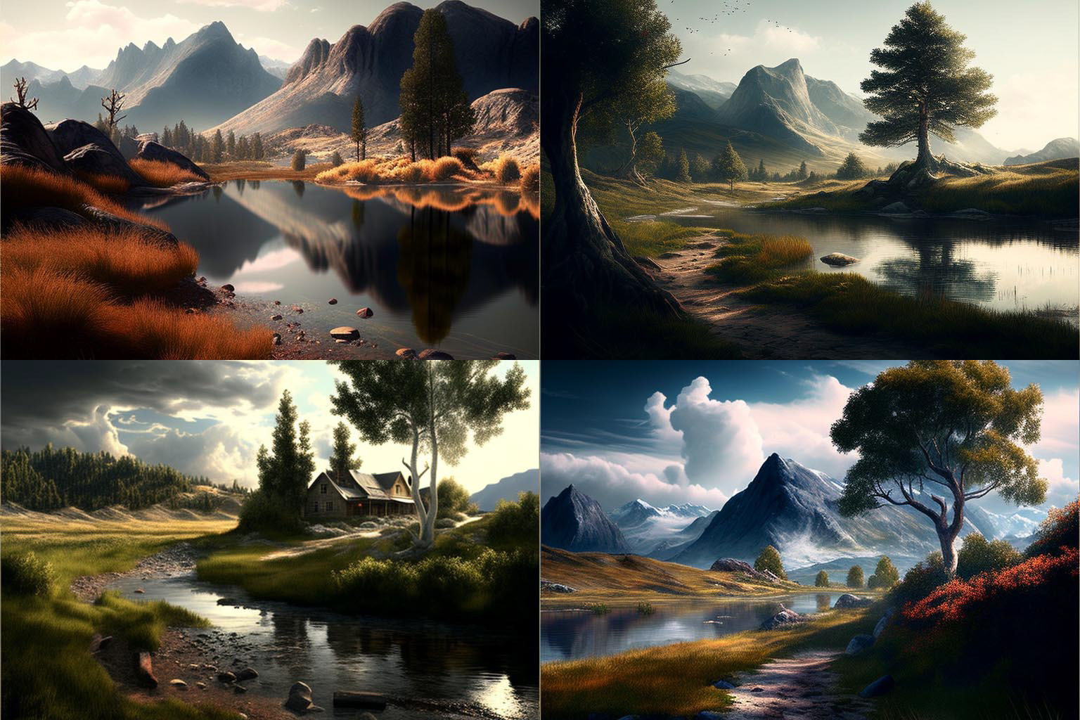 landscape, realistic