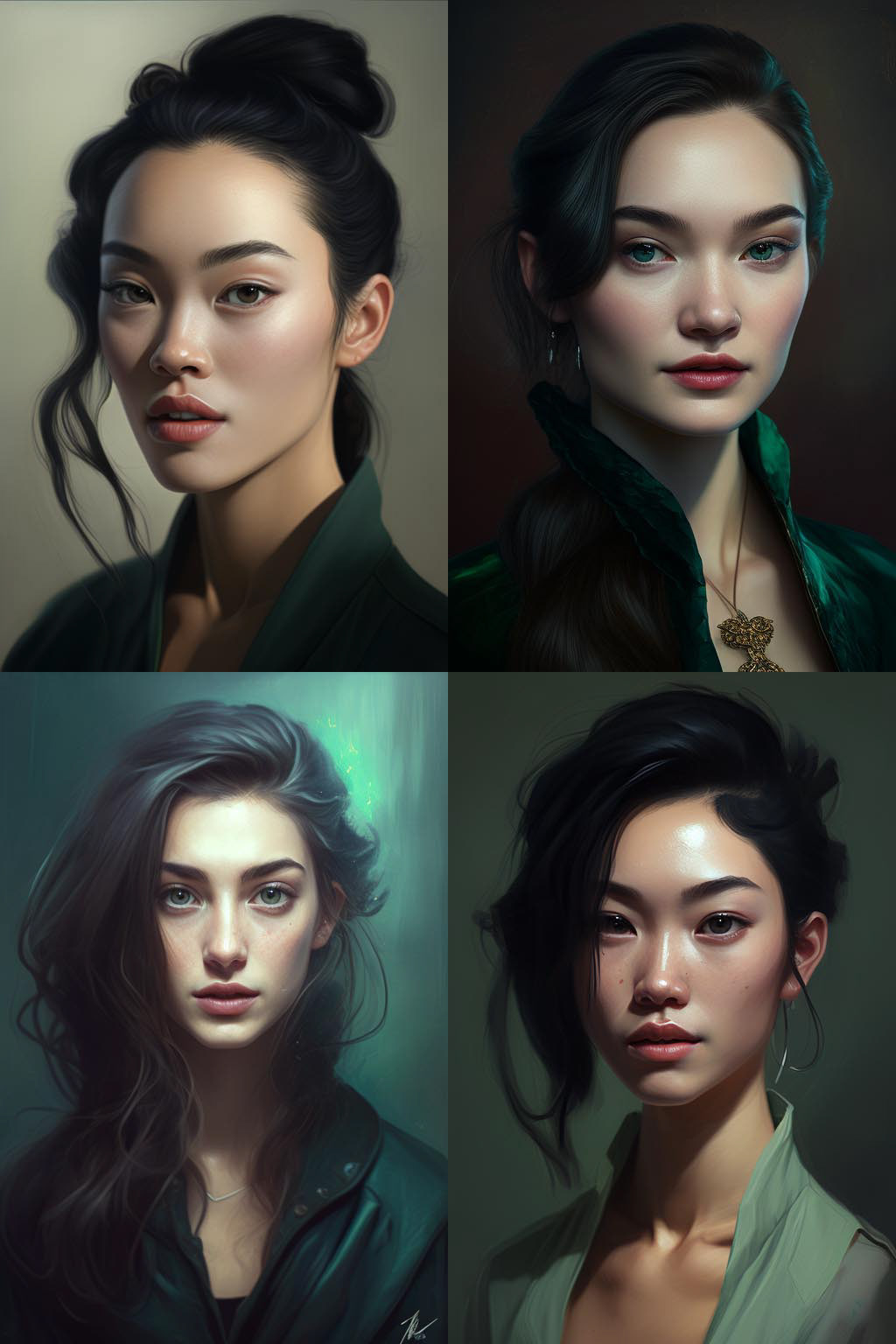 Portrait, jade
