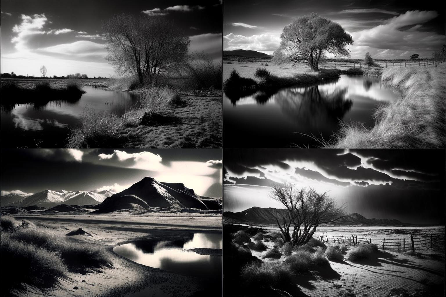 landscape, Gelatin Silver