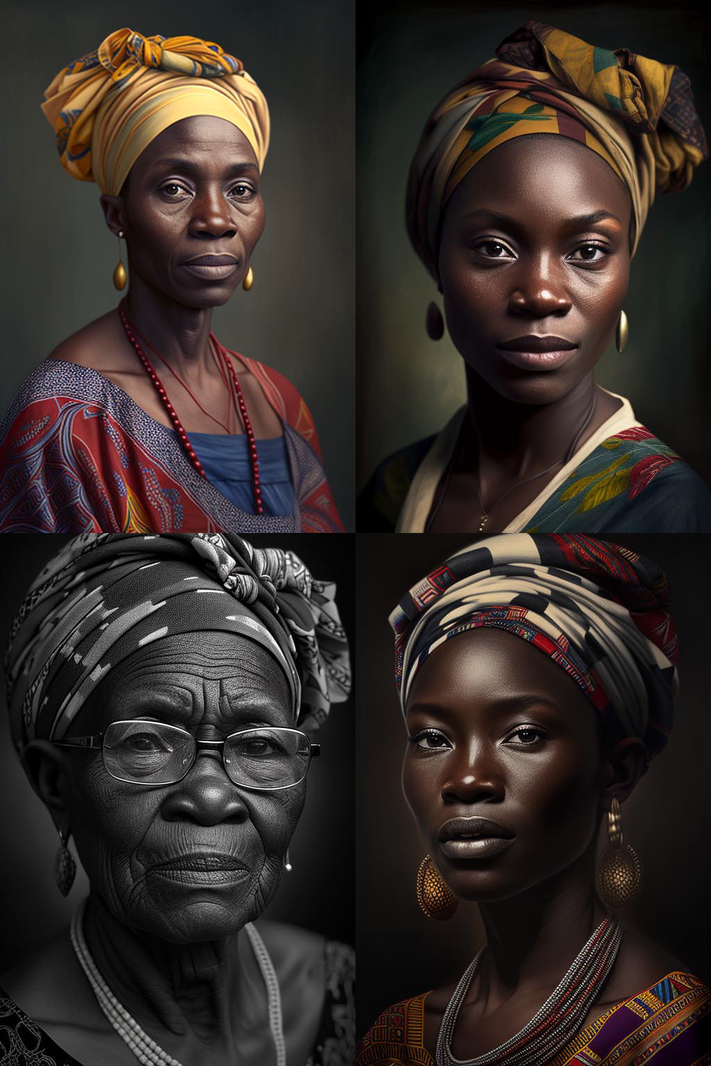 portrait, ghana woman