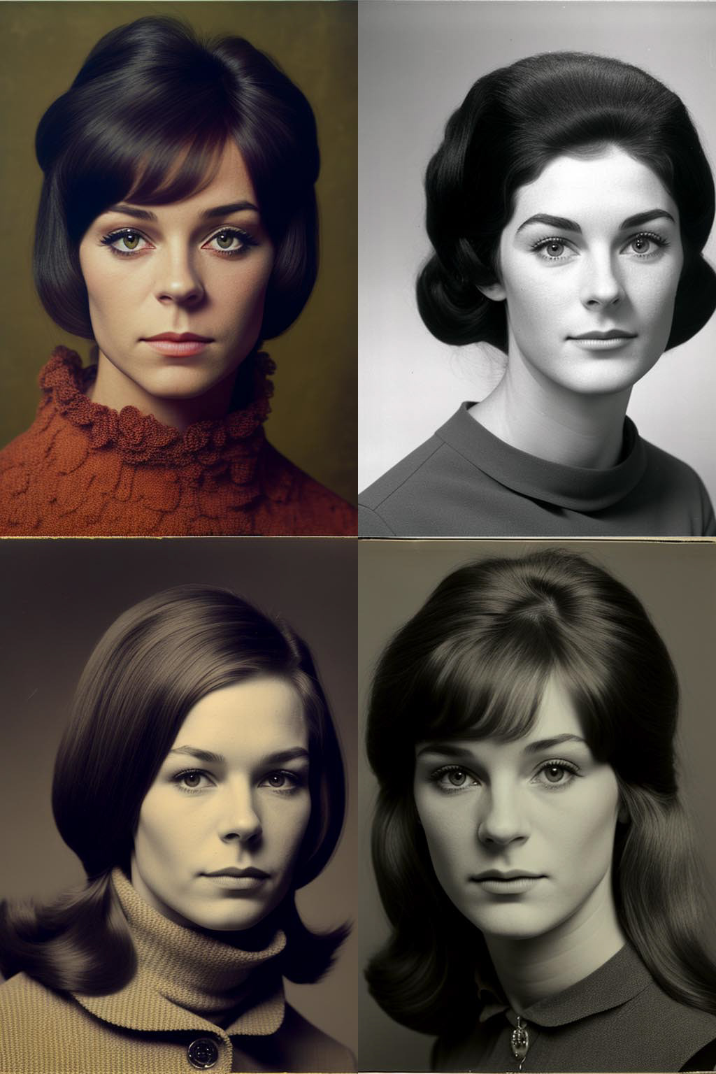 portrait, 1960s photography