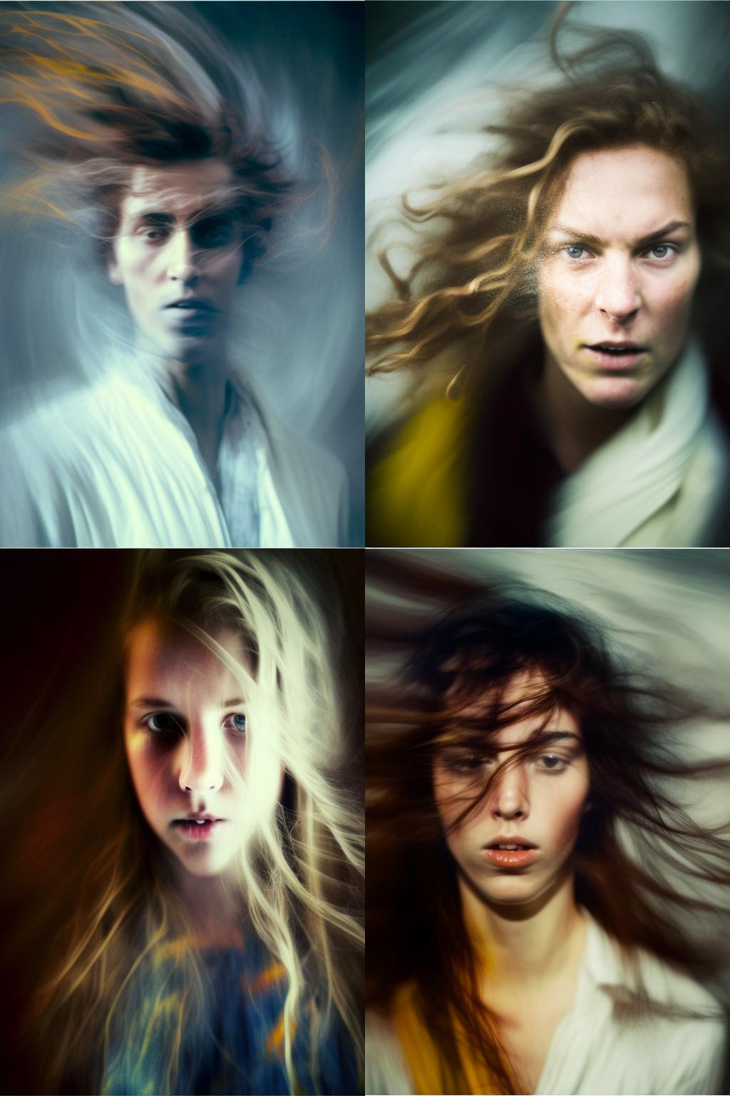 portrait, Intentional camera movement