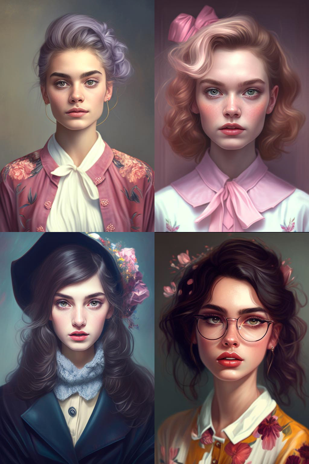 Portrait, Girly fashion style