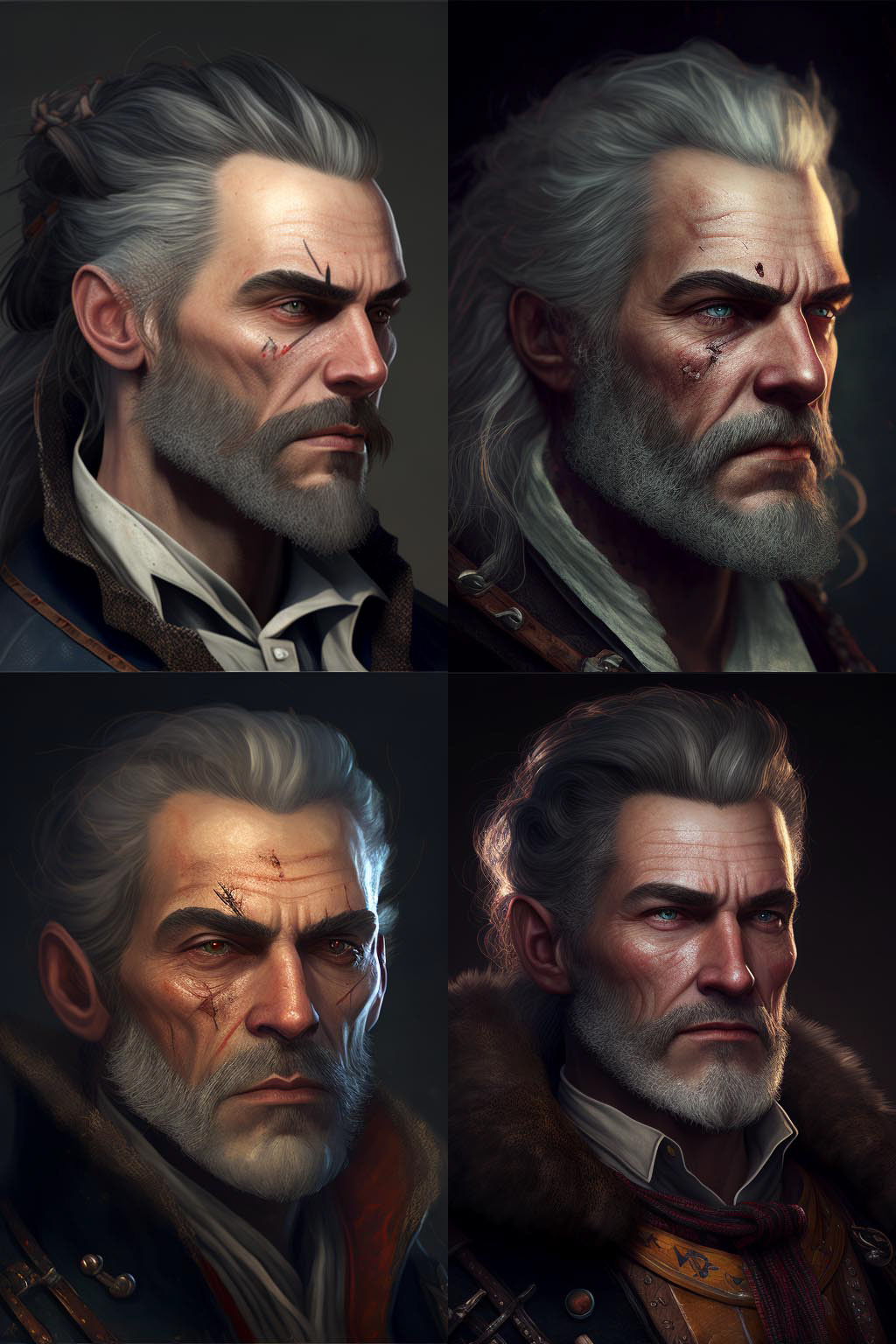 portrait, Witcher 3 Style