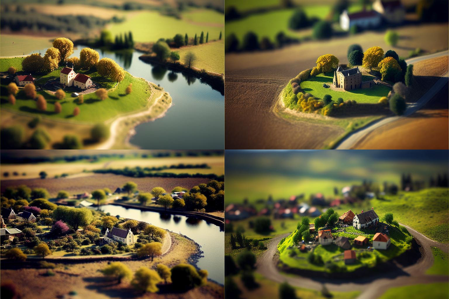 landscape, Tilt Shift