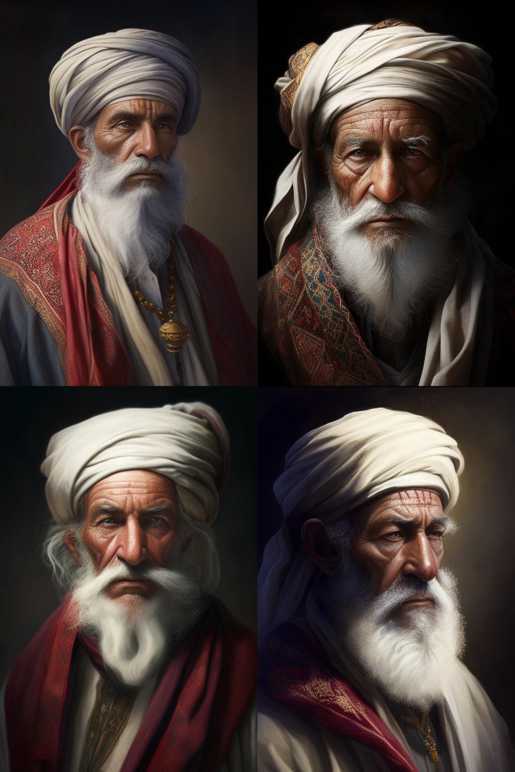 Portrait, Islam holy man