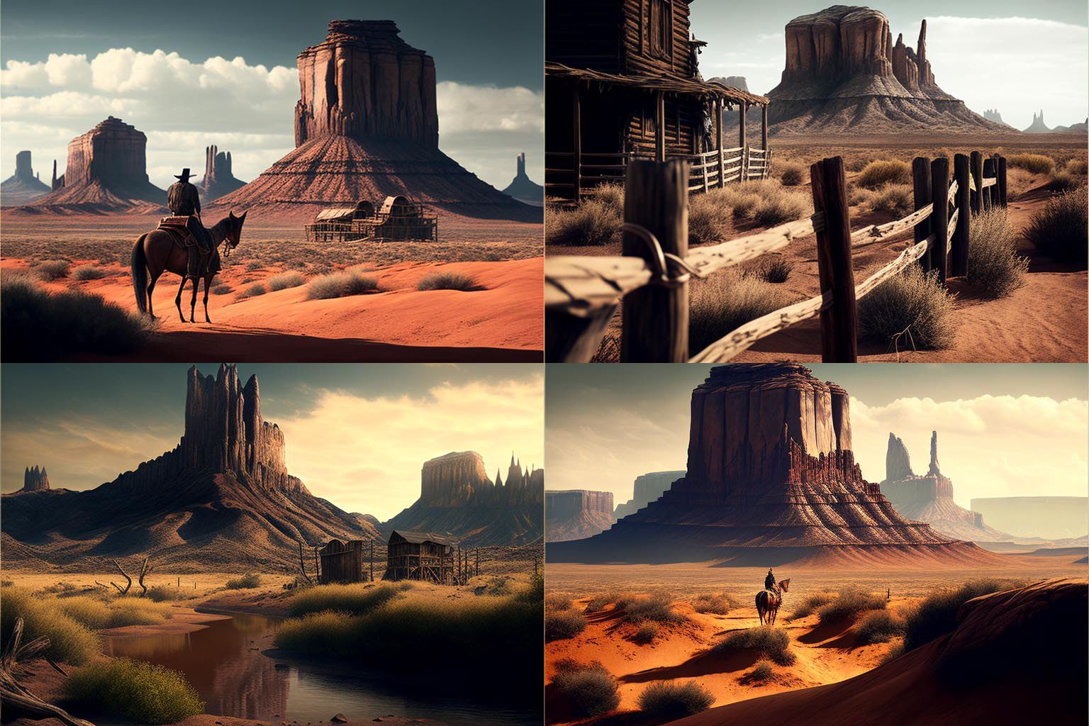 landscape, western film