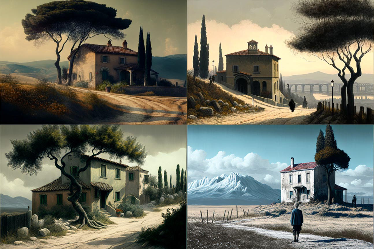 landscape, italian neorealism