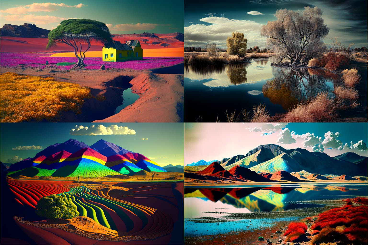 landscape, Tetrachromacy