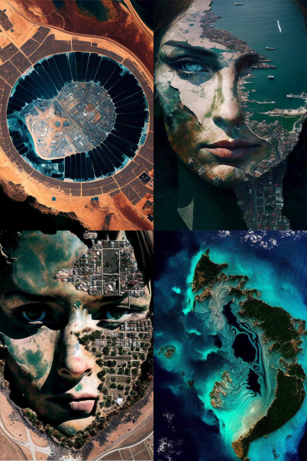portrait, Satellite Imagery