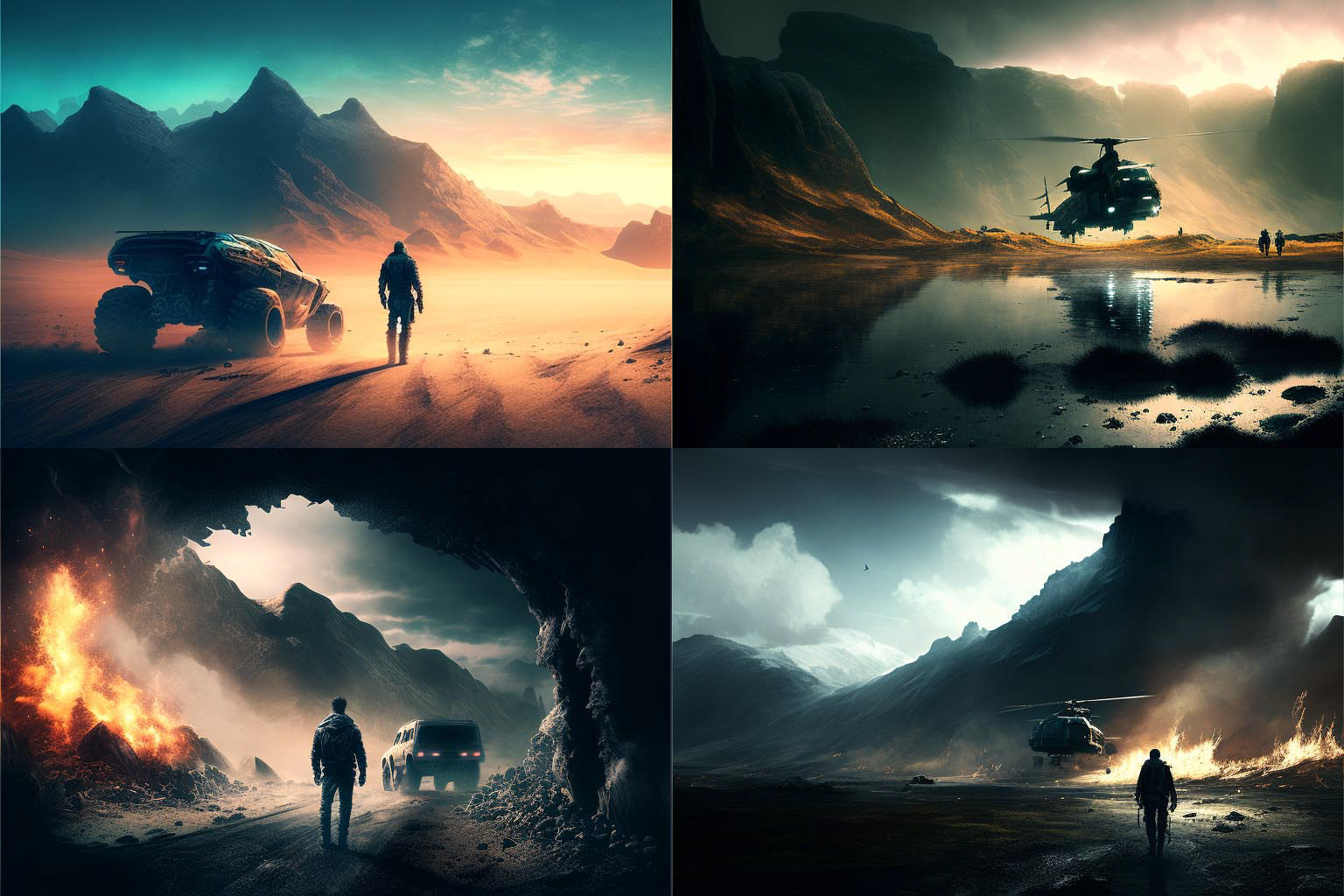landscape, Action thriller