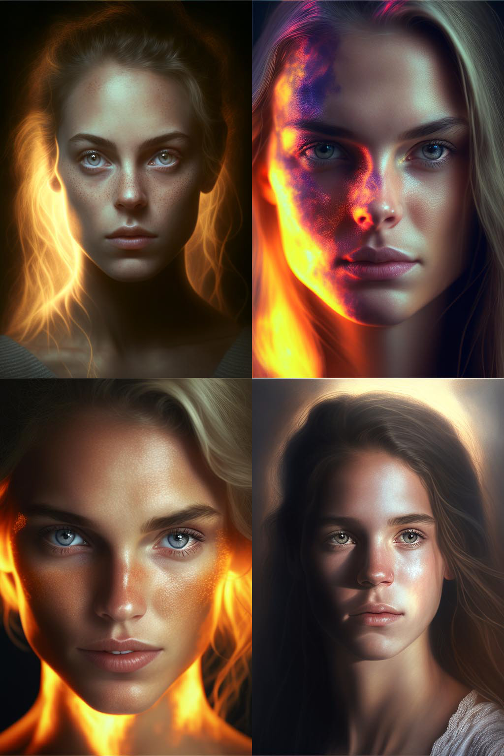 portrait, light diffusion