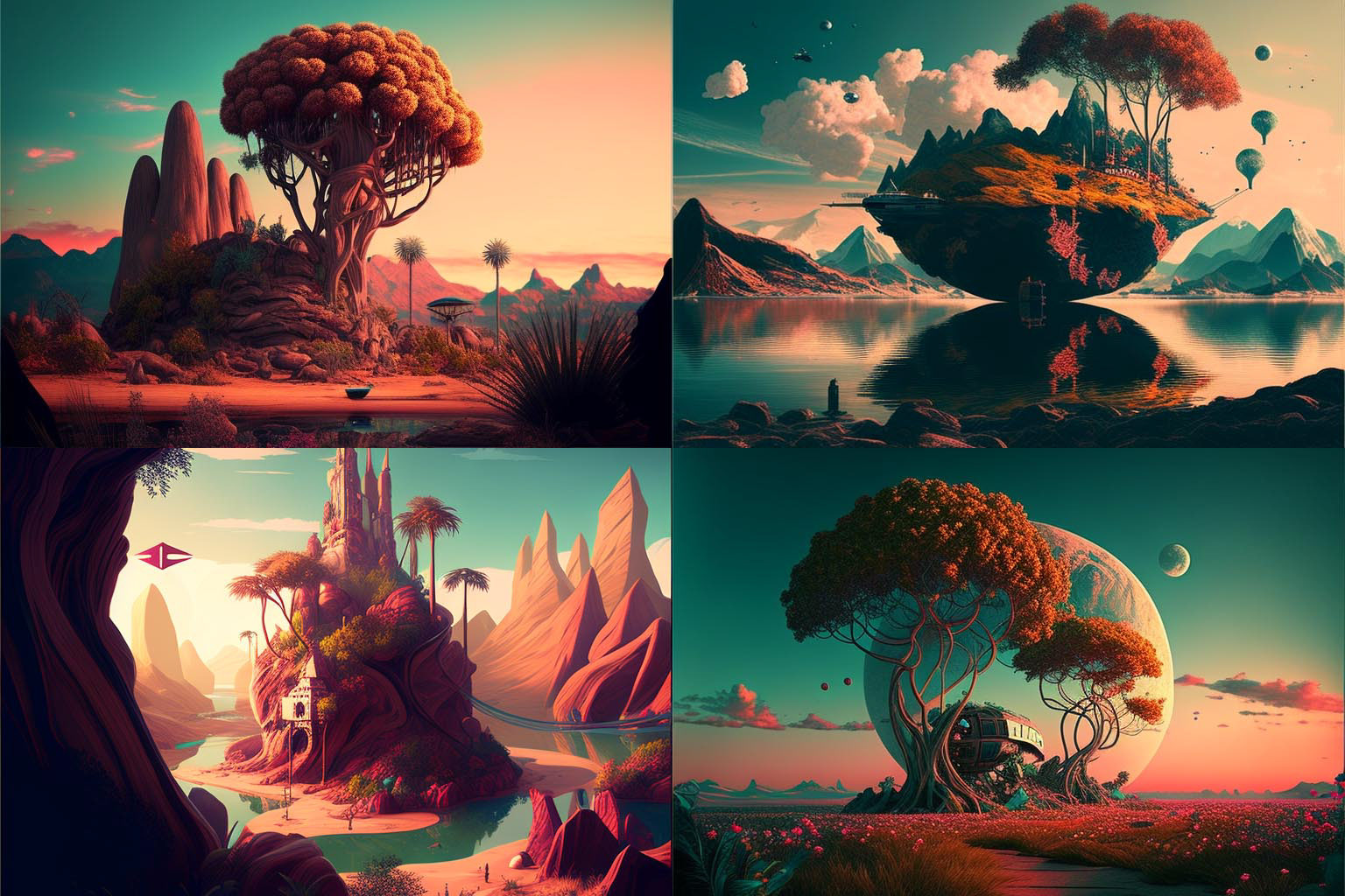 landscape, Rococopunk