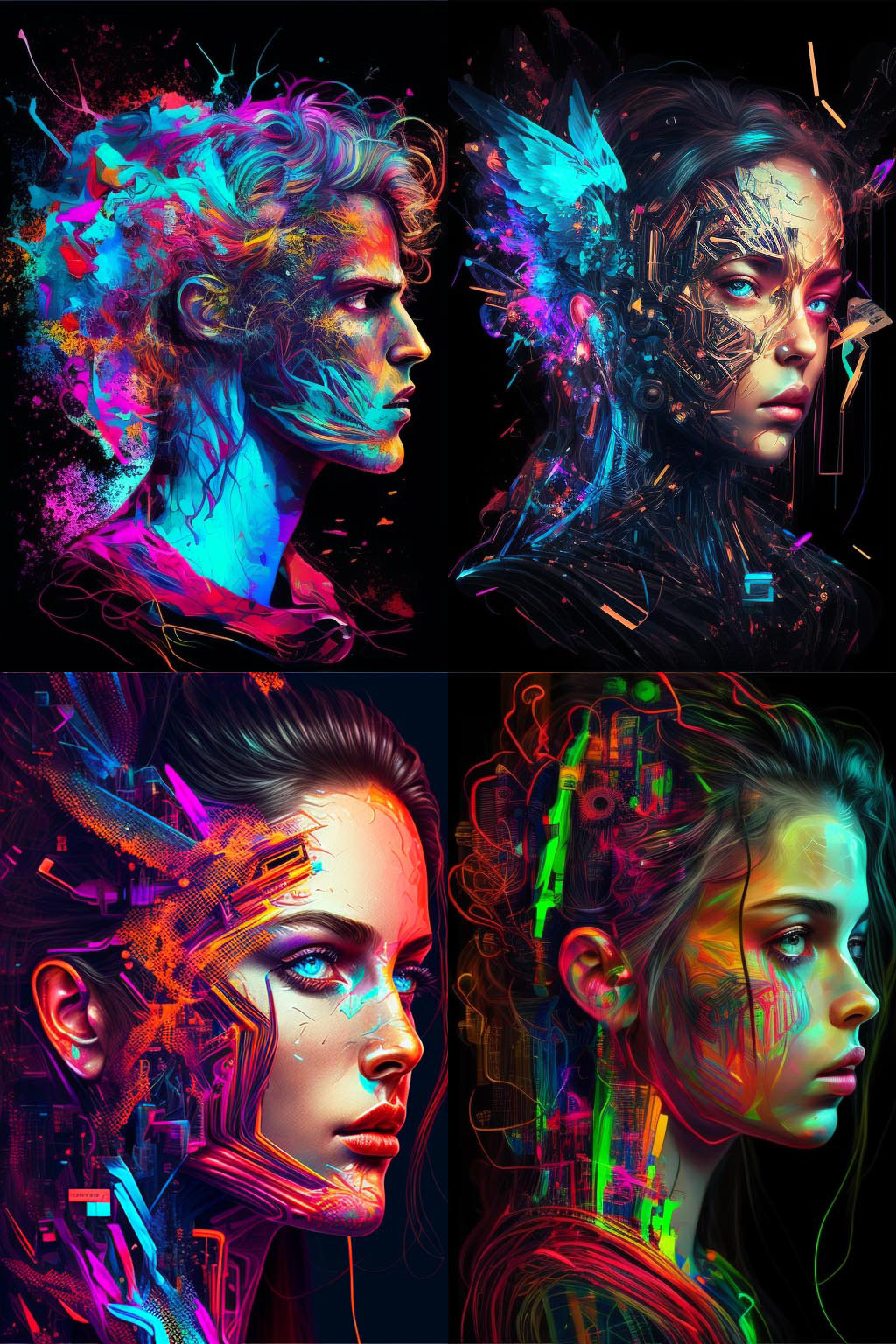 portrait, Cyberdelic