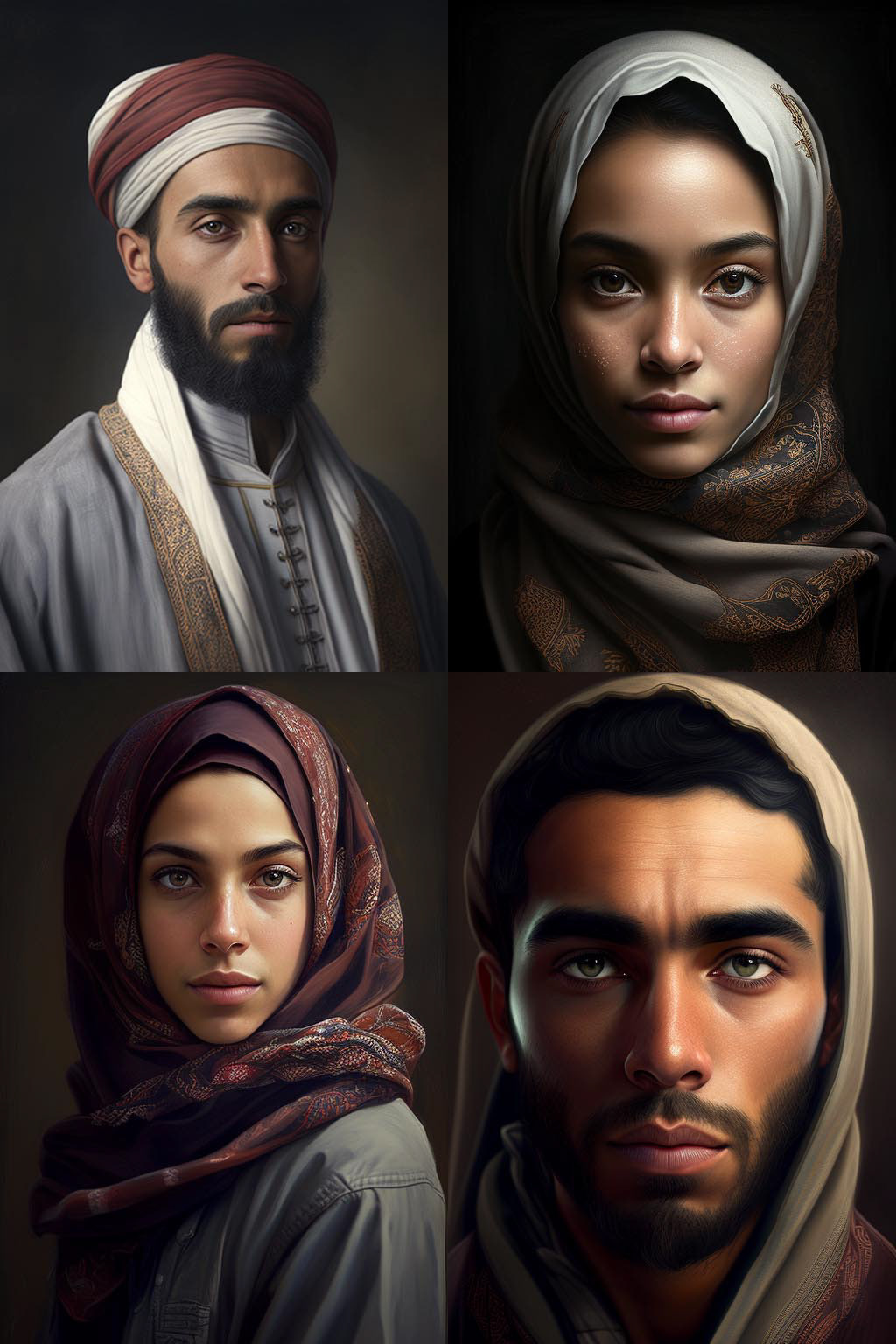 Portrait, Muslim