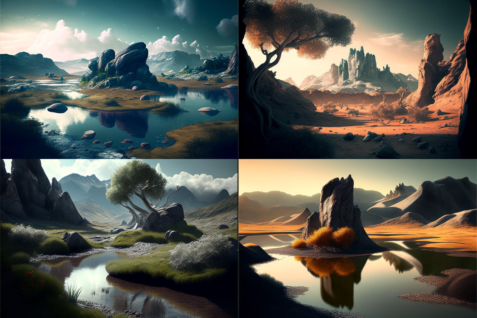 landscape, Blender