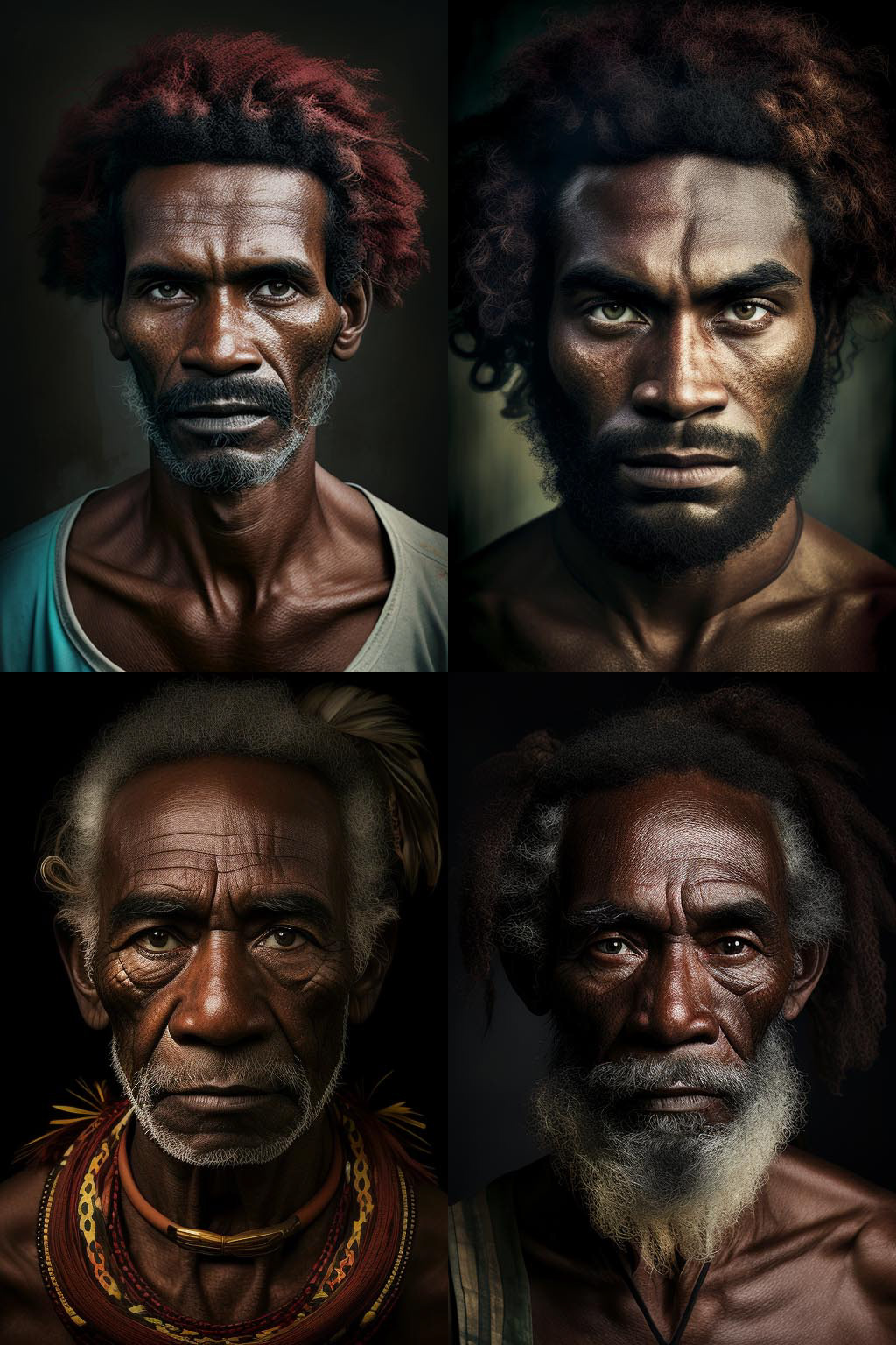 portrait, new guinean