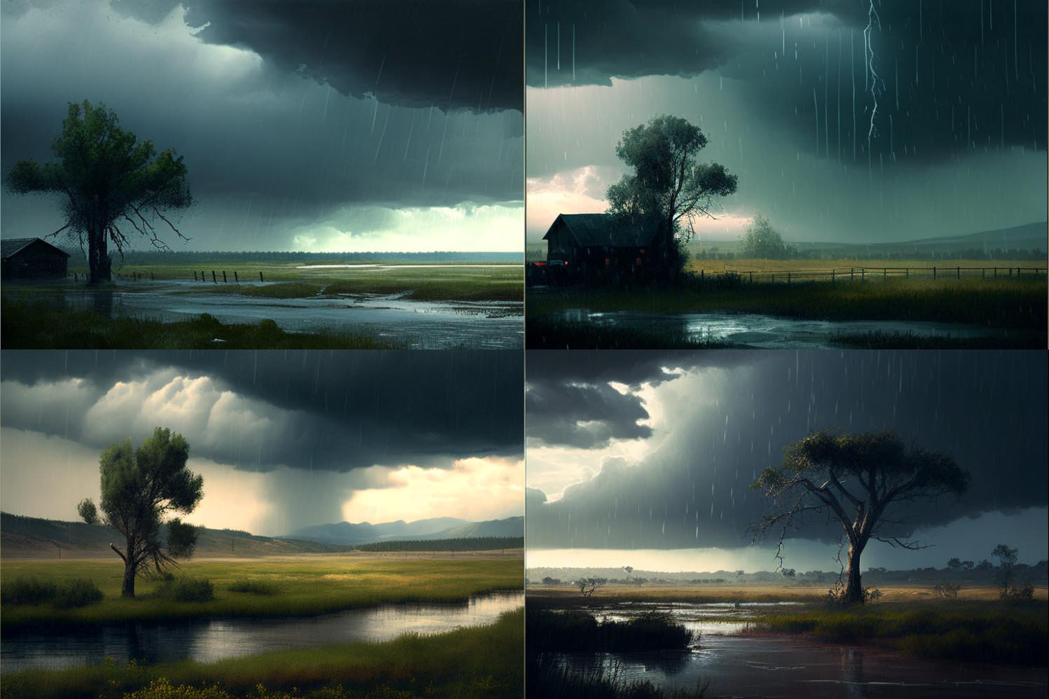Landscape, Downpour
