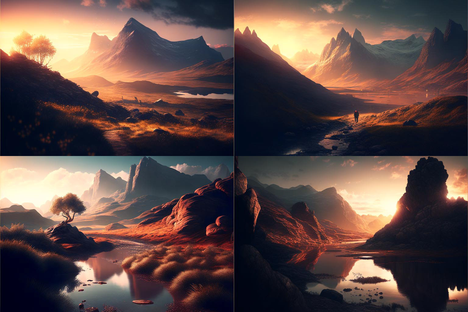 landscape, cinematic light