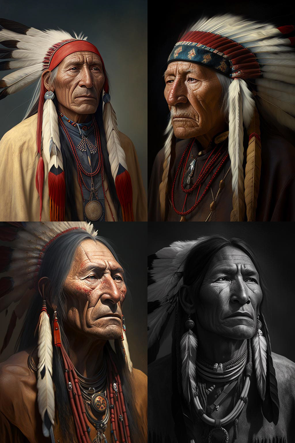 portrait, sioux