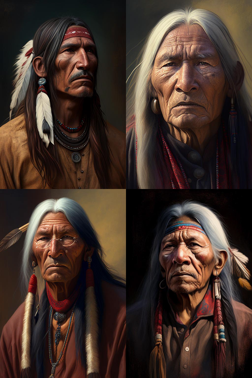 Portrait, apache