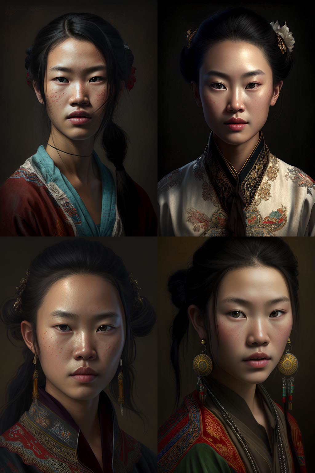 portrait, estern asian andite