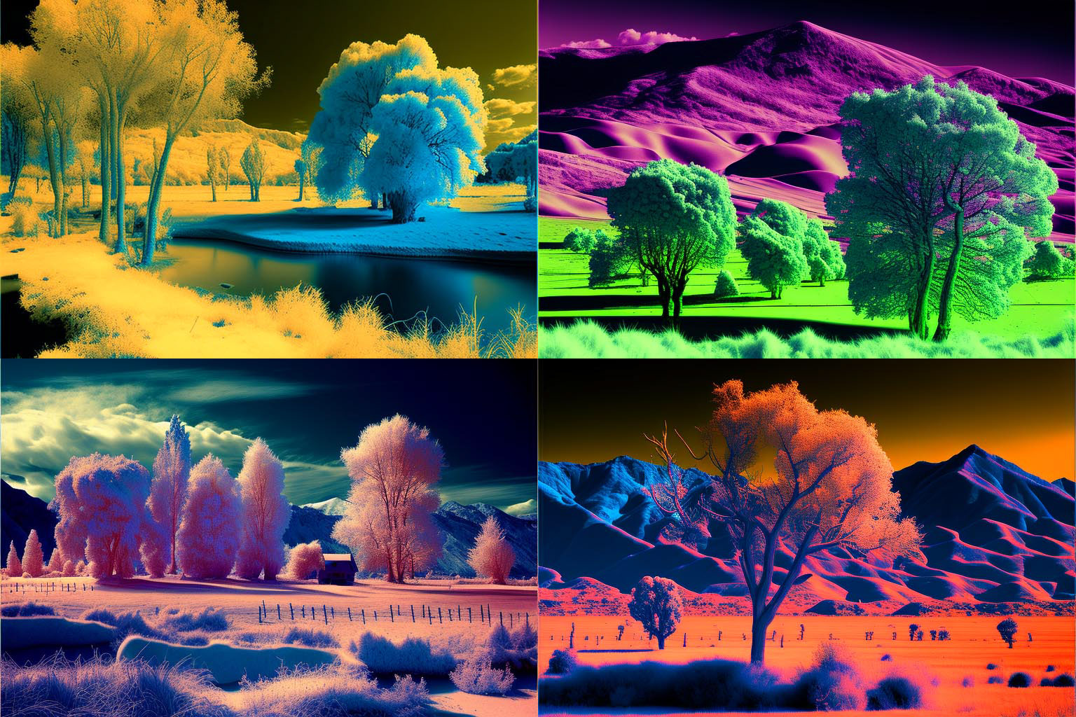 landscape, Thermograph