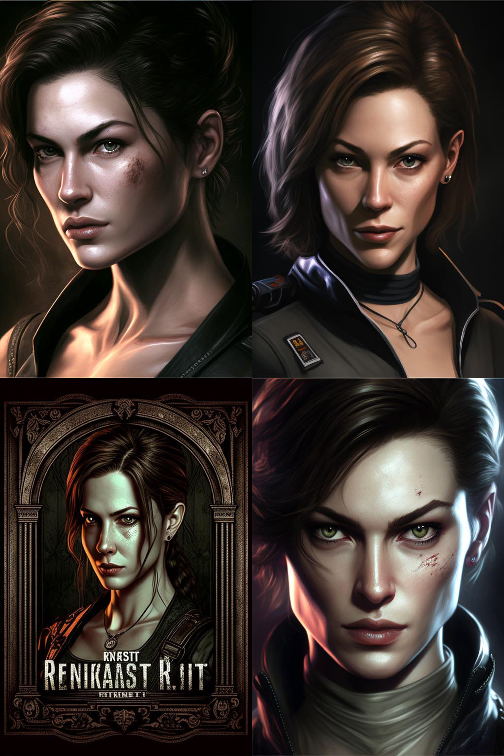 portrait, Resident Evil Style