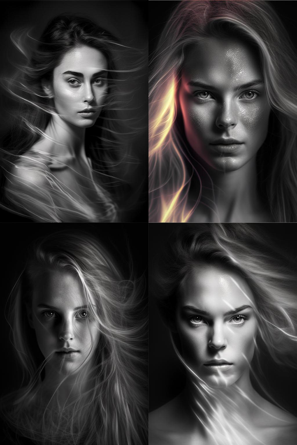 portrait, long exposure