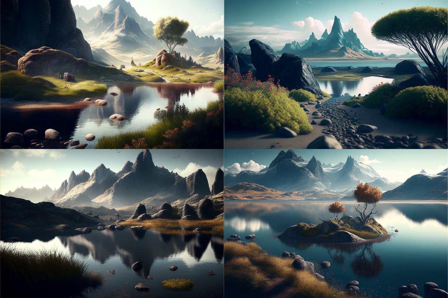 landscape, Cycles Render