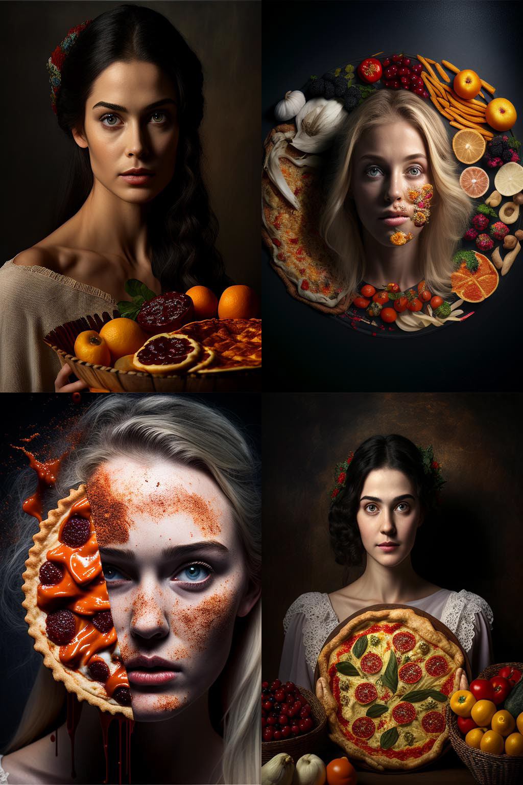 portrait, food photography