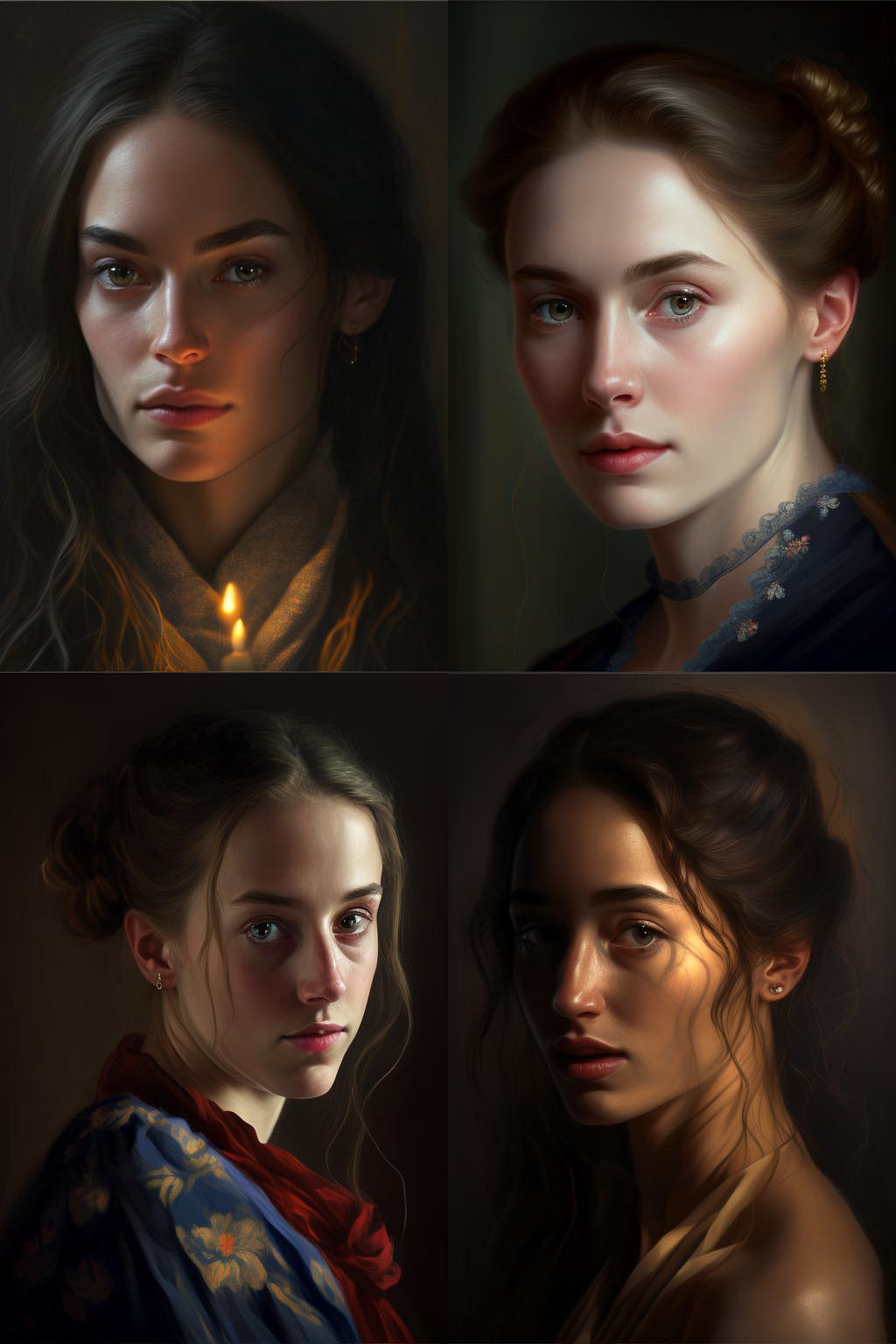 portrait, evening