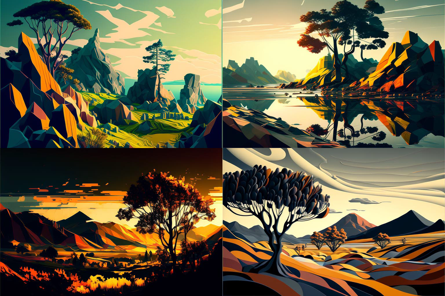 landscape, Algorithmic