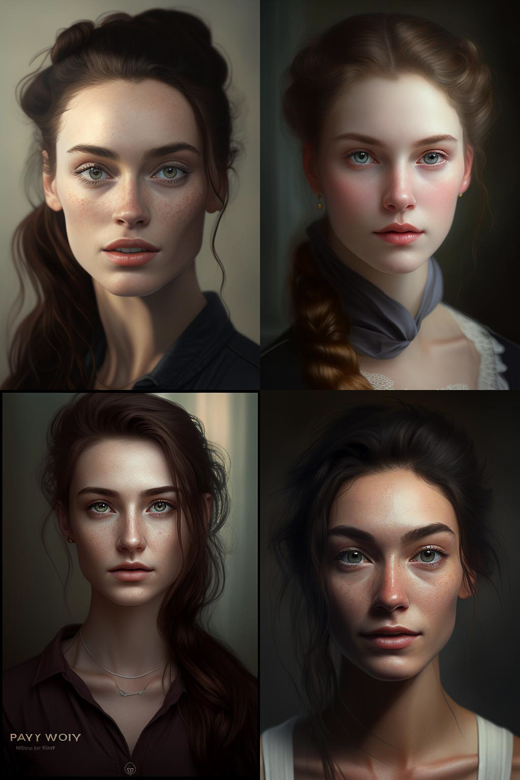 Portrait, Povray
