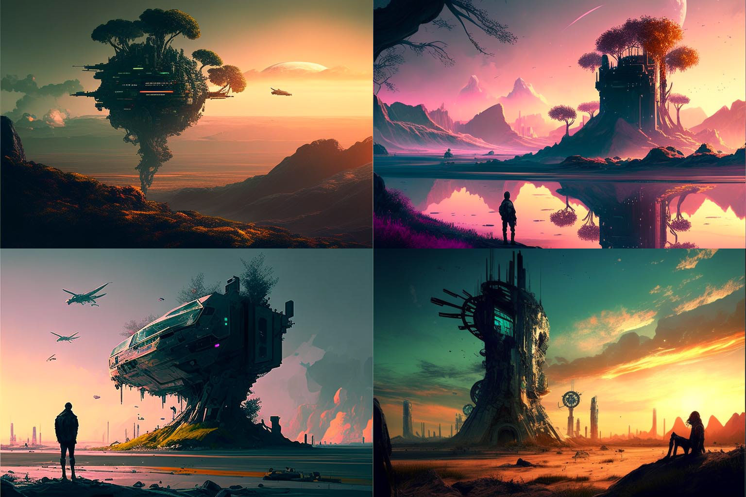 landscape, Futurepunk