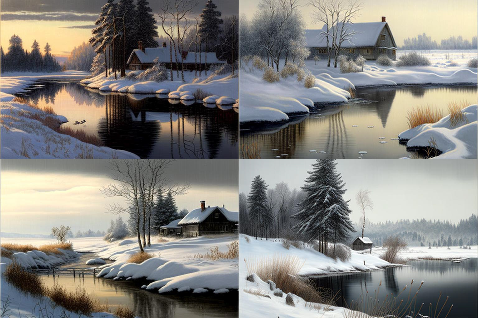 landscape, winter