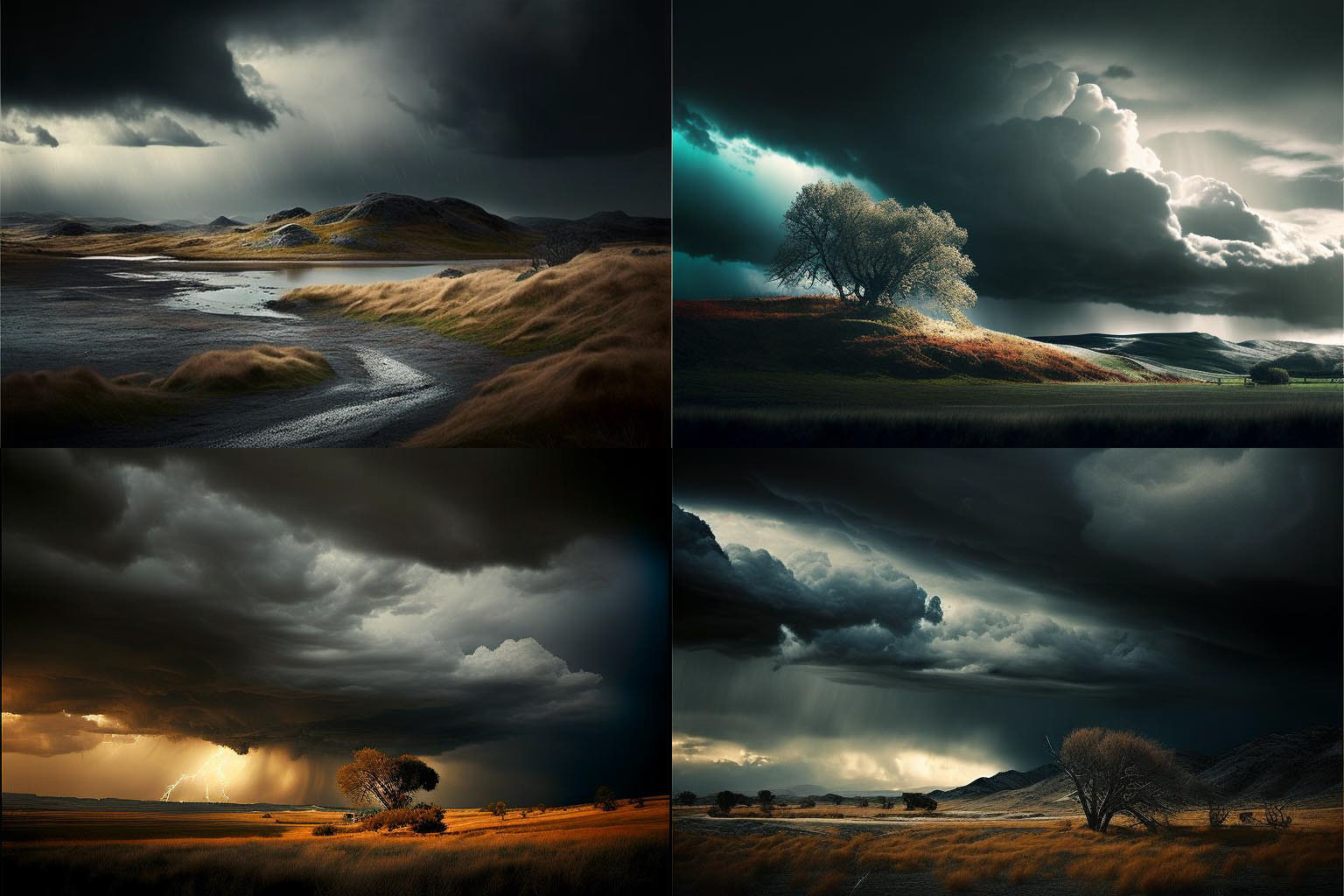 landscape, dramatic weather